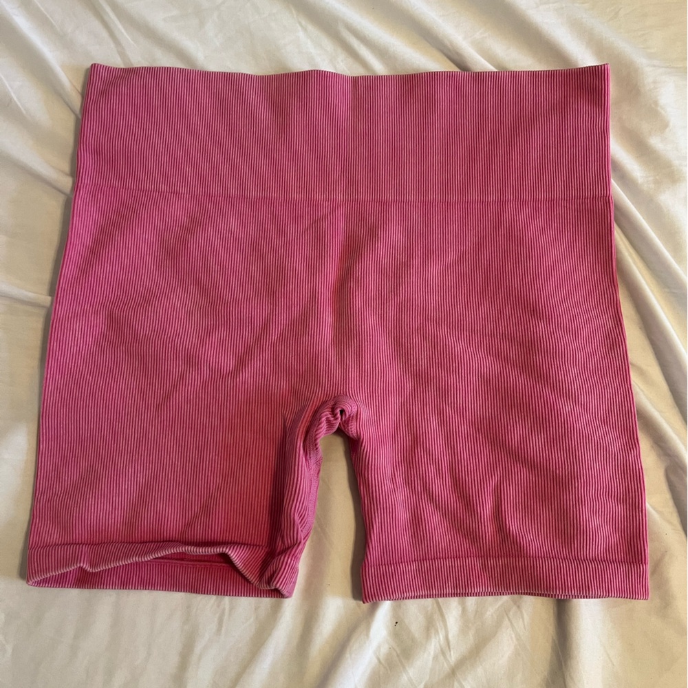 Joy Lab High Rise Ribbed Seamless Bike Shorts 6”
